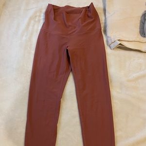 salmon pink leggings